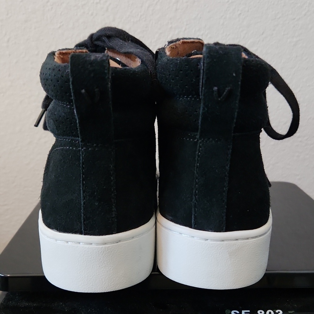 Vionic Jenning Suede Black High Top Sneakers - Picture 8 of 8